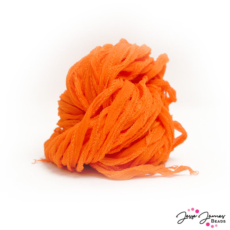 Fairy Silk Cord in Orange Creme Soda