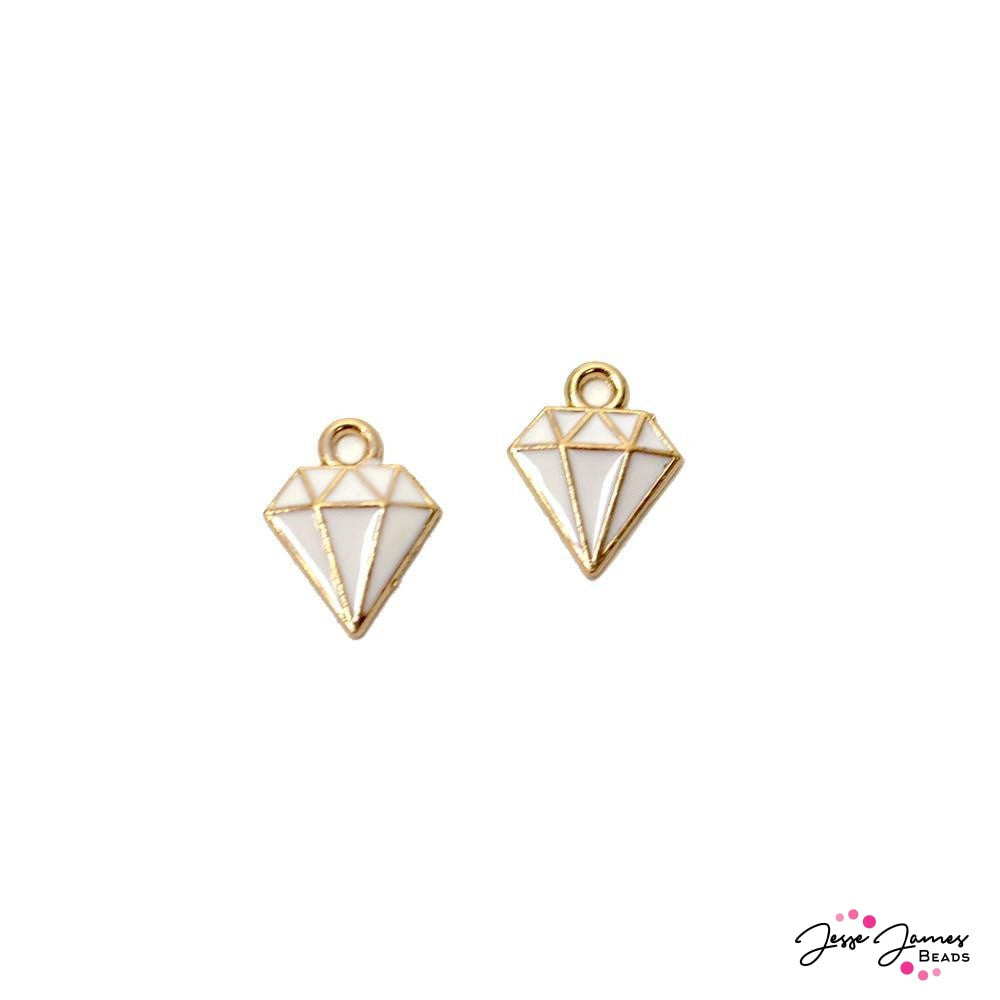 Charm Pair White Diamond