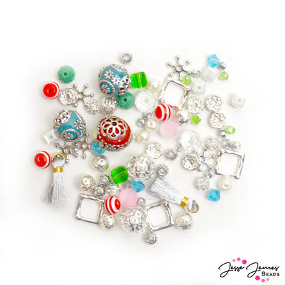 Winter Workshop Bead Mix in Tinsel Tree