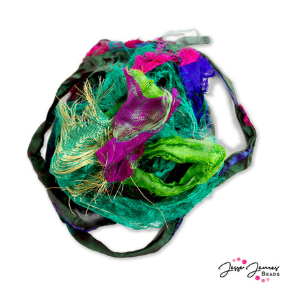 Winter Workshop Windswept Sari Silk